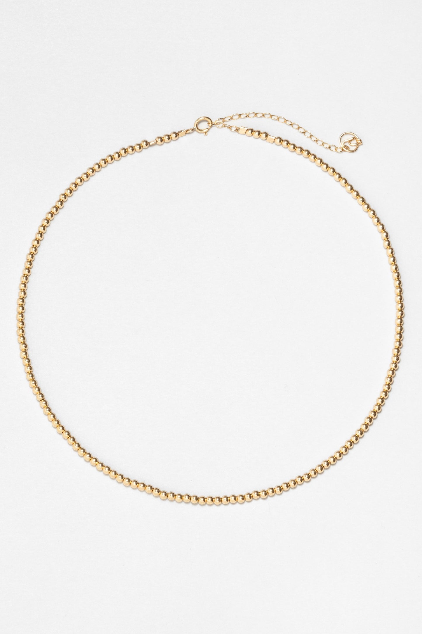 Collier-Bracelet double Queen - Or 滿圈金珠手/ 項鍊 (一飾兩用)