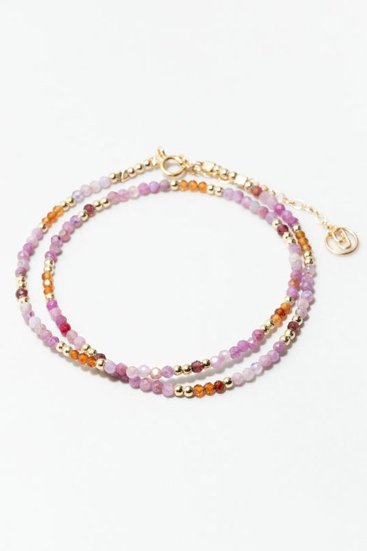 Bracelet-collier Queen - Amarena Queen  紅寶石榴項鍊/手鍊(一飾兩用)