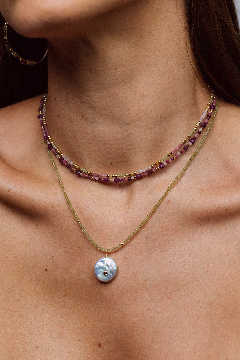 Venus Necklace - Grenadine 維納斯曜光項鍊