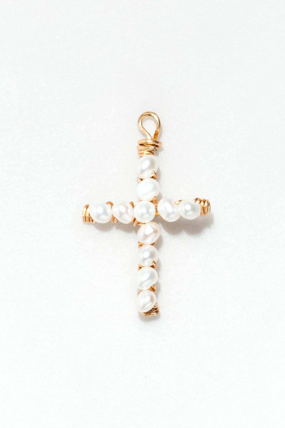 Collier Véra YAY珍珠十字項鍊