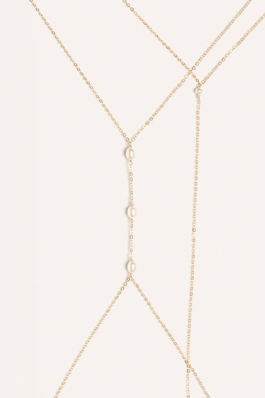 Bijou de corps grain de riz - Perles 月光之神身體珠寶