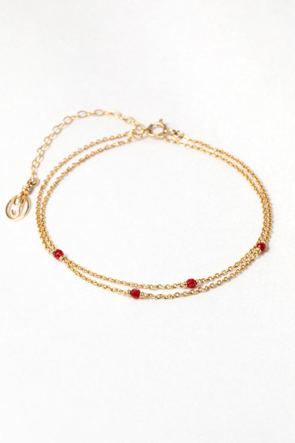 Collier-Bracelet Satellite - 星空紅瑪瑙項鍊/手鍊(一飾兩用)