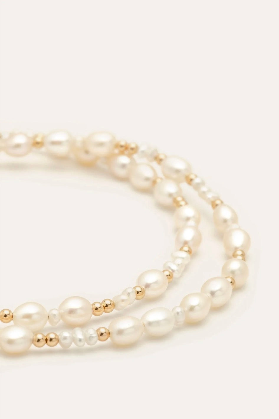 Collier Grain de riz - Perles de culture 現代珍珠之鍊