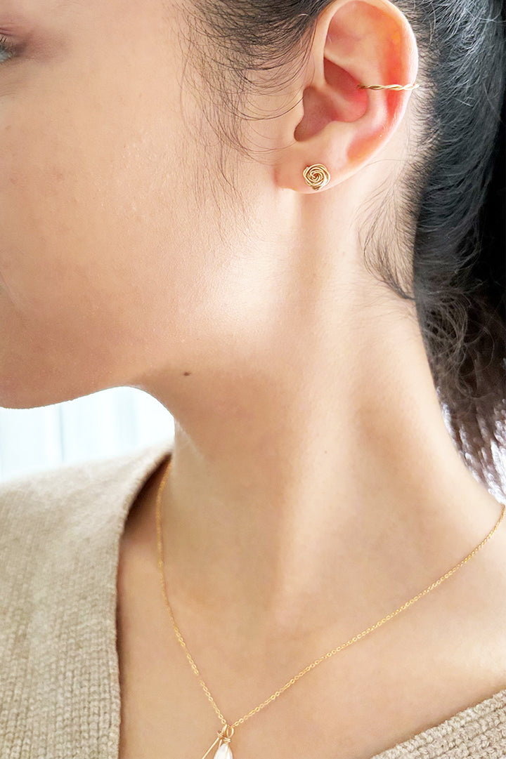 Puces Rosa - 心意玫瑰小耳環