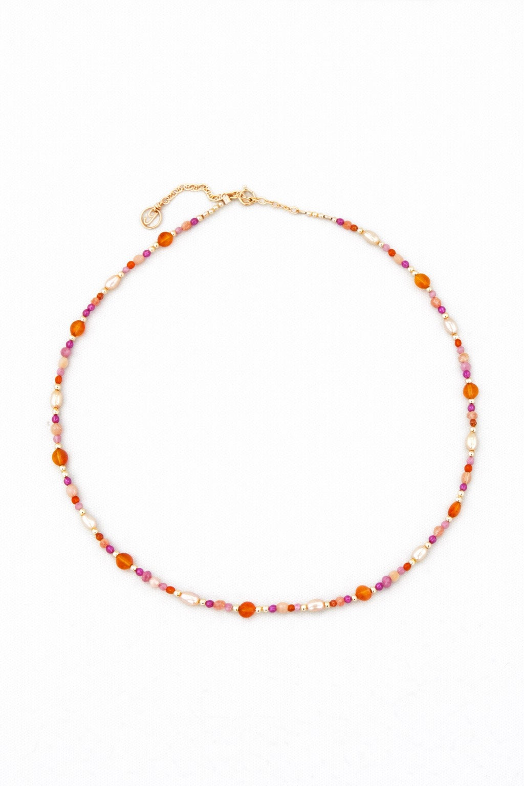 Collier Vénus - Pomelo 維納斯粉寶石項鍊