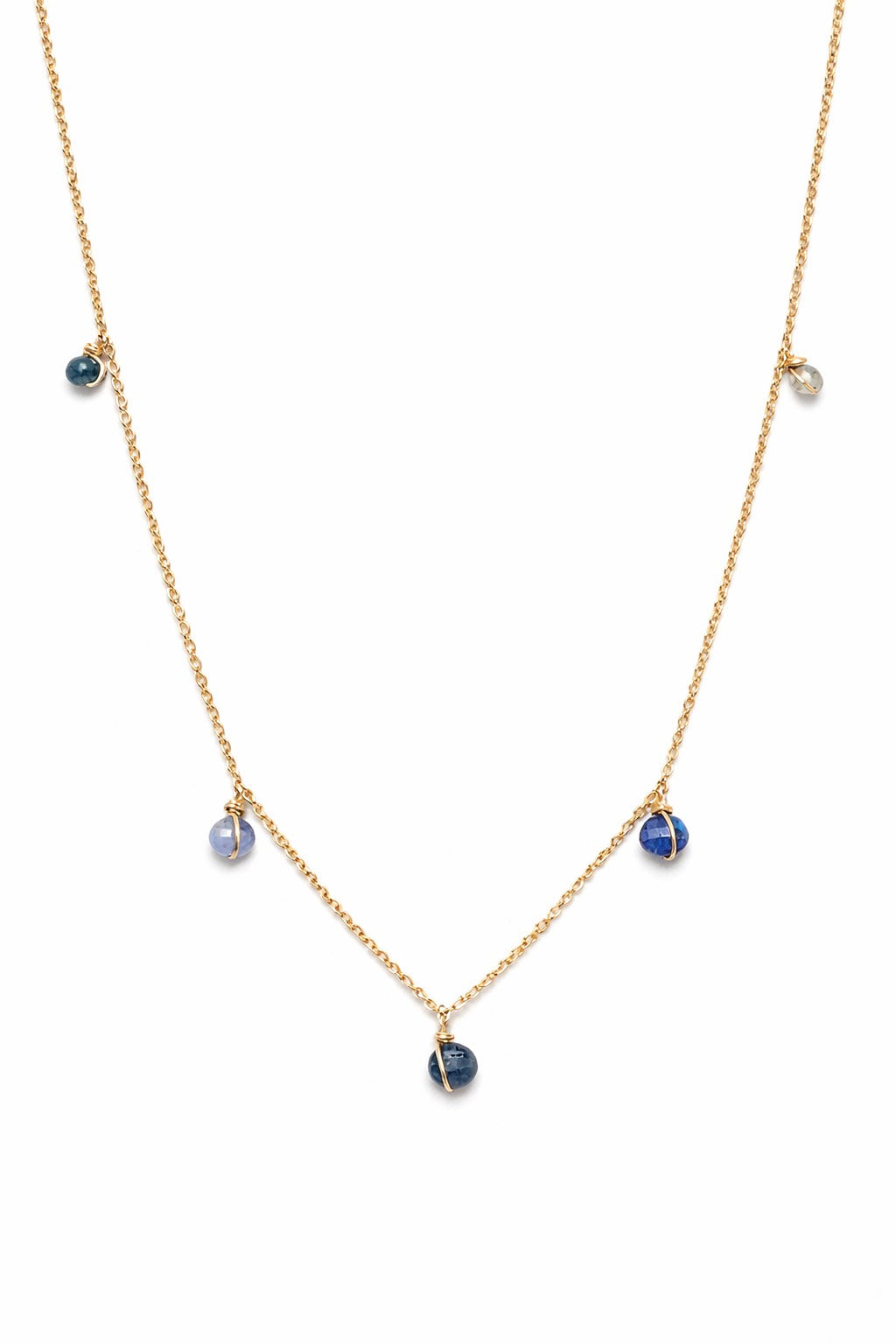 Collier Damas - Azur 大馬士藍寶石項鍊 (一飾多用，可當手鍊以及腳鍊)