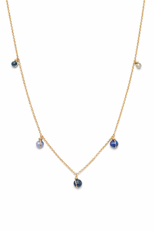 Collier Damas - Azur 大馬士藍寶石項鍊 (一飾多用，可當手鍊以及腳鍊)