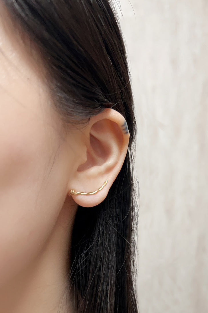 Climber Torsadé - 交織耳骨夾(單支)