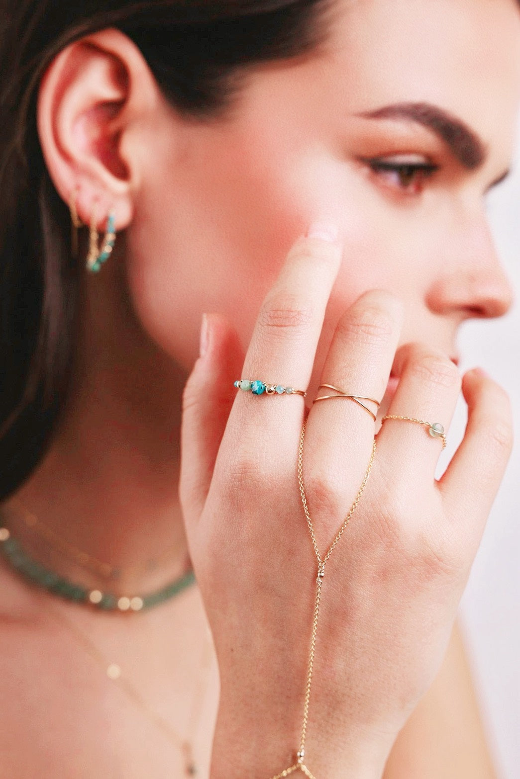Bague croisée Essentiel - 經典素金交叉戒指