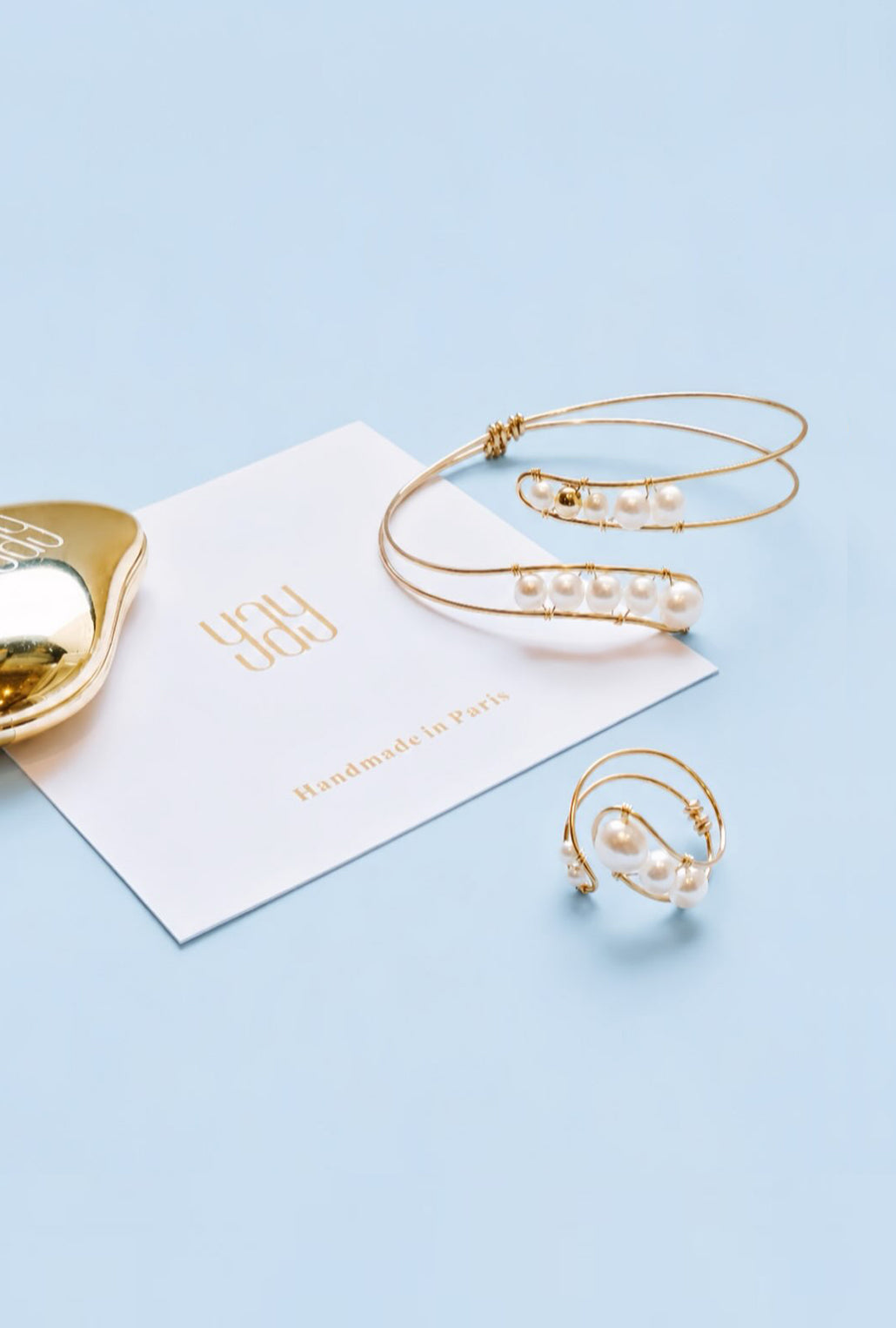 Bague Moana 星流珍珠貼合調整戒指