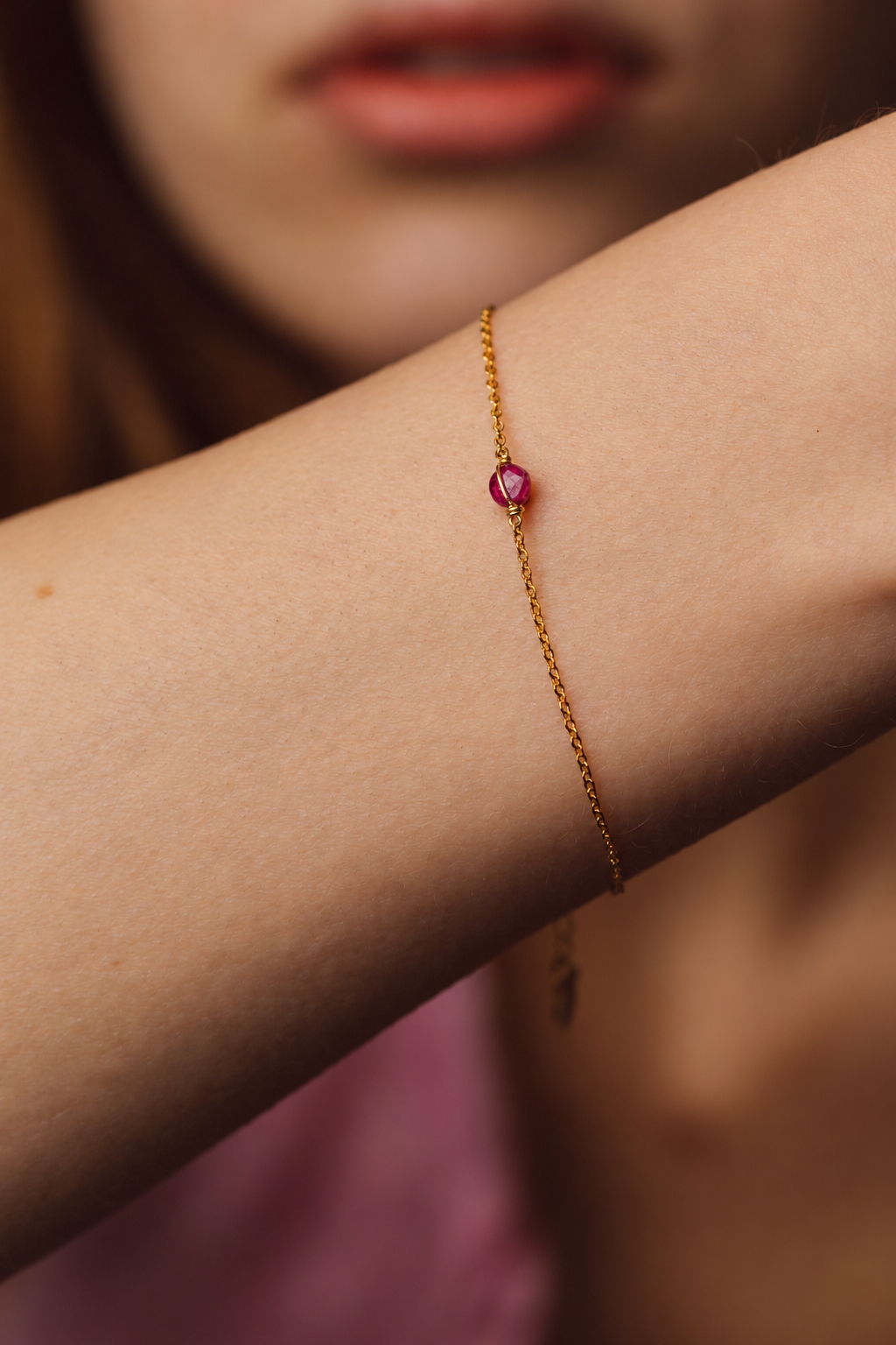 Bracelet Stella - Rubis 恆星紅寶石手鍊