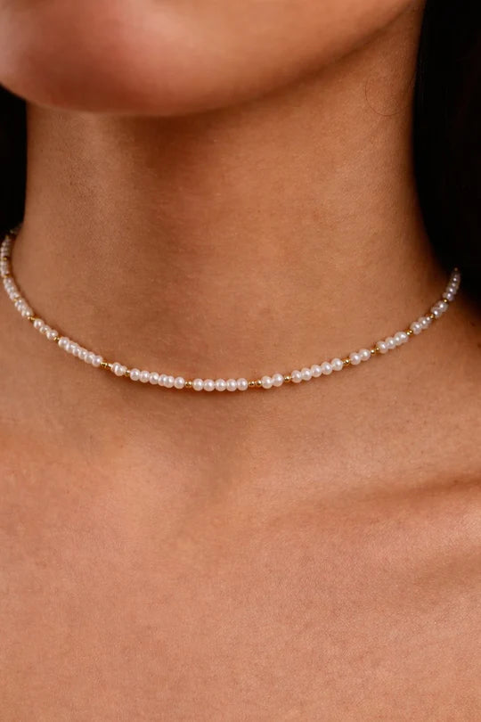 Bracelet-collier Queen - Perle de culture 滿圈王冠珍珠項鍊\手鍊(一飾兩用)